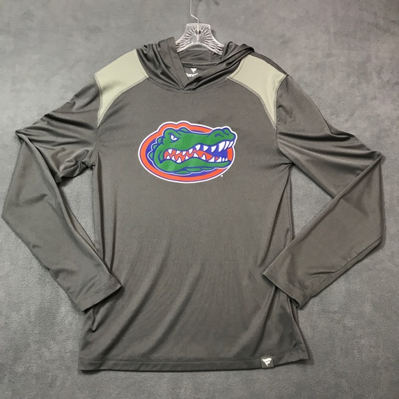 University Of Florida Gators Fanatics Hoodie T-Shirt Long Sleeve Medium Slim - Picture 4 of 12